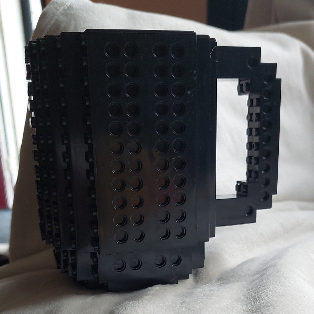 Black Building Block Mug